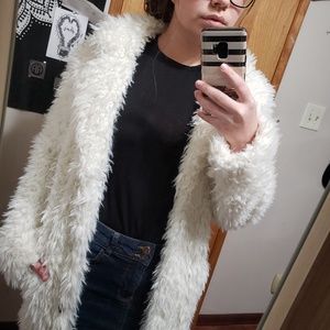 Joe Boxer fux fur jacket.